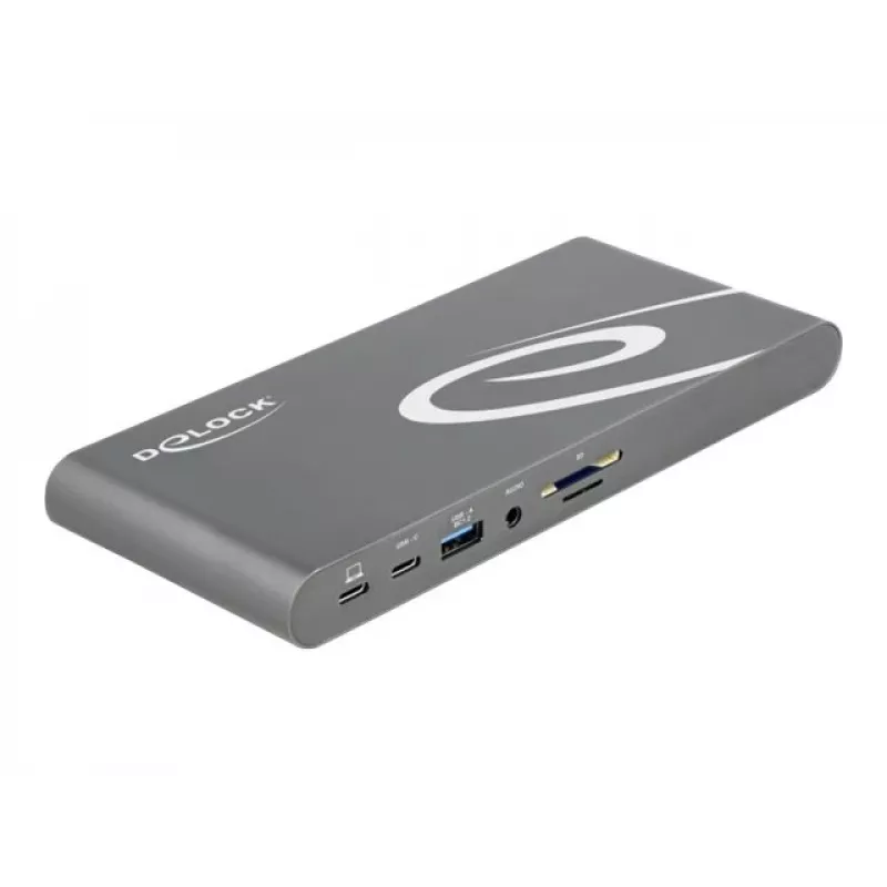 Σταθμός σύνδεσης DeLOCK USB Type-C DP 1.4 Triple οθόνη 4K