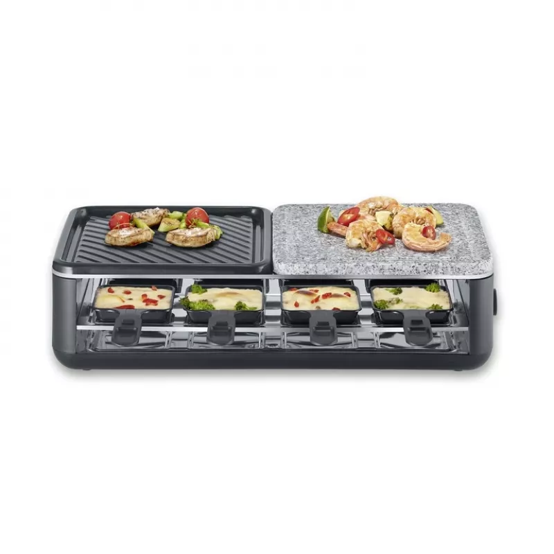 Raclette Grill Severin RG 2366 8 ατόμων 1300 W μαύρο