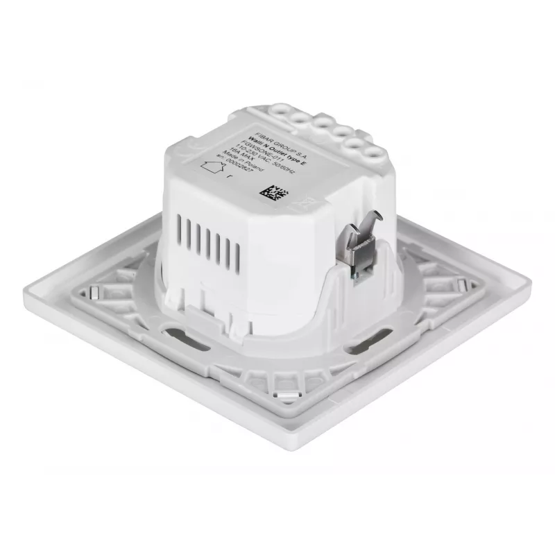 Fibaro Πρίζα Walli Outlet N Τύπου E ανθρακί FGWSONE-011-8