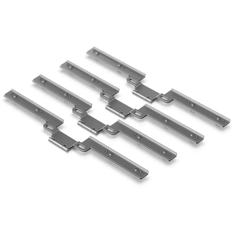 Κιτ στοίβαξης rack Ubiquiti UACC-Rack-Stacking-Kit 12U ασημί