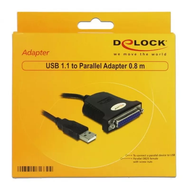 Προσαρμογέας USB 1.1 Παράλληλος DeLOCK 61330