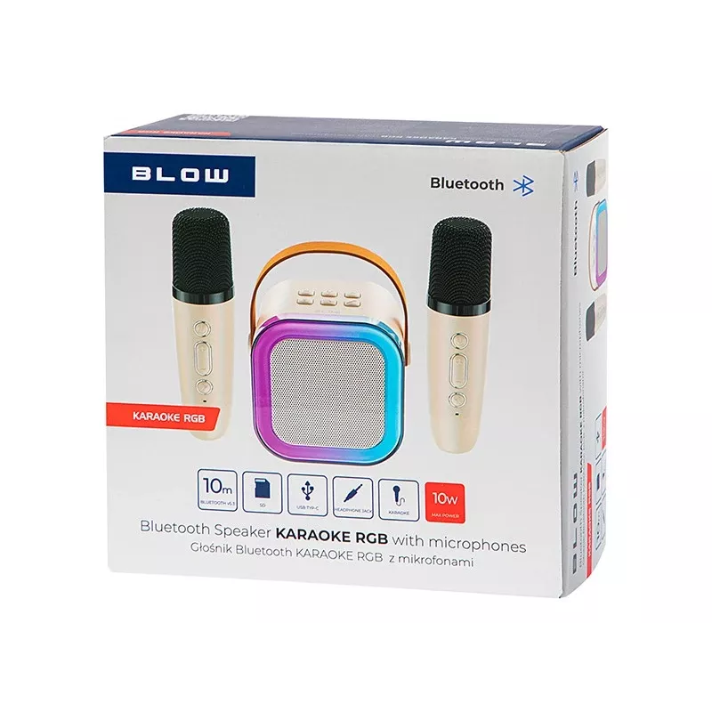 Ηχείο karaoke, KARAOKE RGB ηχείο Bluetooth, 30W