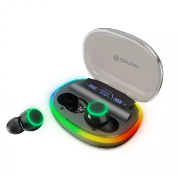 Ασύρματα ακουστικά Bluetooth Denver TWE-55B True Wireless, μαύρο