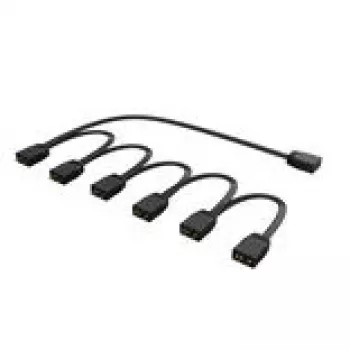 Διαχωριστής RGB Akasa AK-CBLD13-85BK 1-σε-6 διευθυνσιοδοτούμενο καλώδιο διαχωρισμού LED