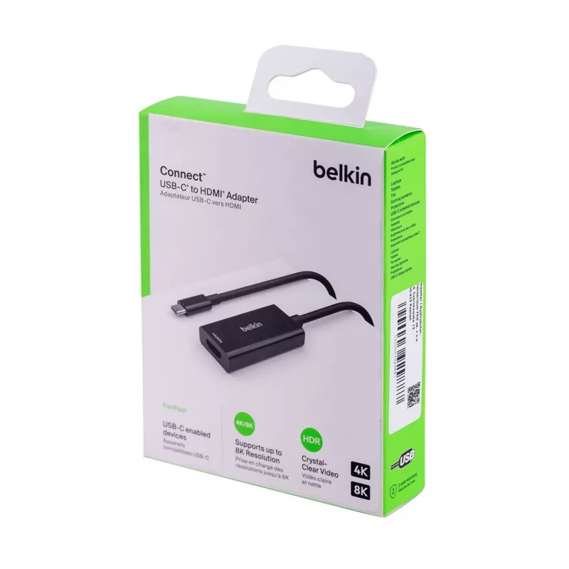 Belkin AVC013BTBK Προσαρμογέας καλωδίου βίντεο HDMI Type-A (Standard) USB Type-C μαύρο