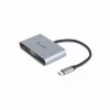 DICOTA D32064 Σταθμός σύνδεσης φορητών συσκευών Tablet/Smartphone/Laptop Ασημί
