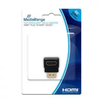Προσαρμογέας HDMI MediaRange MRCS166 Gold Plated μαύρο