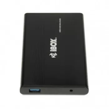 iBOX HD-02 εξωτερική θήκη για δίσκους SATA 2,5 ιντσών, USB 3.0, αλουμίνιο, μαύρο
