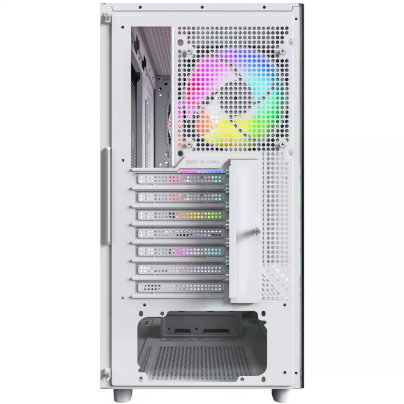 Montech XR Wood Midi-Tower Λευκό