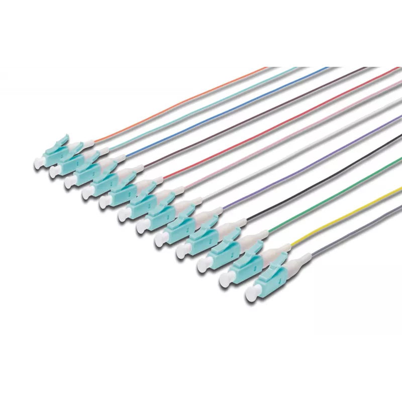 Pigtails οπτικών ινών Digitus LC OM3 50/125 µ Simplex 2m