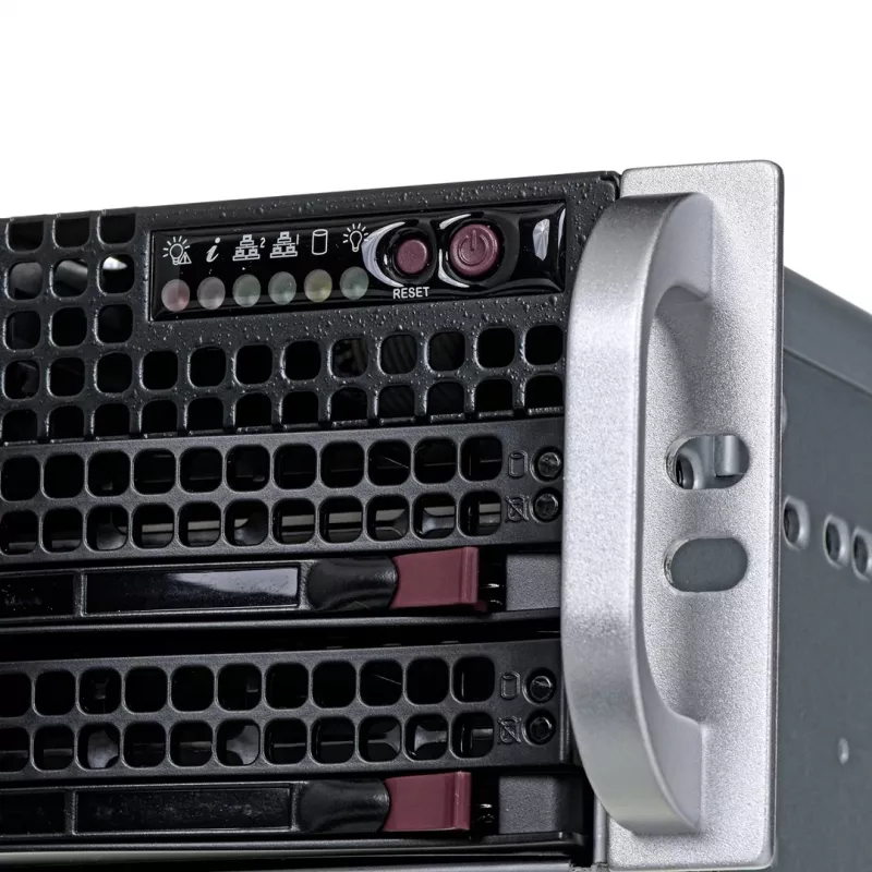 Κουτί server Supermicro 825TQC-R802LPB Rack μαύρο