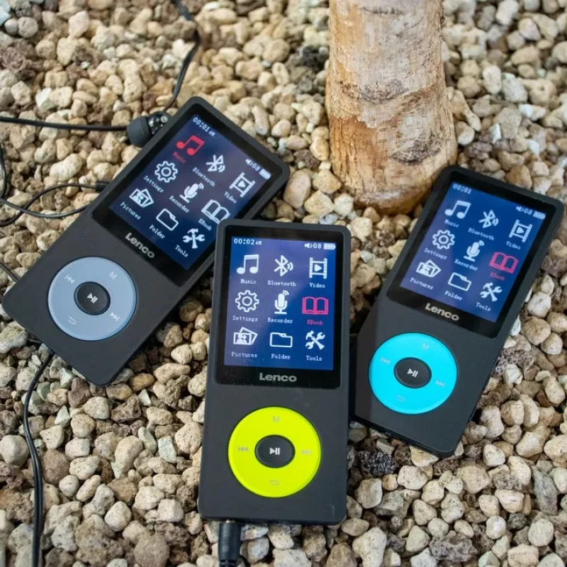 MP3 player Lenco Xemio-860GN 8 GB Μαύρο/Λαχανί LCD 18h αναπαραγωγή