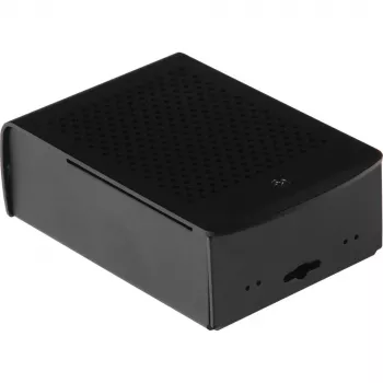 JOY-IT RPI CASE ALU06 - θήκη για Raspberry Pi 4, αλουμίνιο, μαύρο (RB-ALUCASEP4+06)