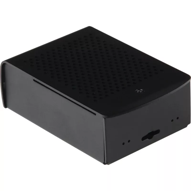 JOY-IT RPI CASE ALU06 - θήκη για Raspberry Pi 4, αλουμίνιο, μαύρο (RB-ALUCASEP4+06)