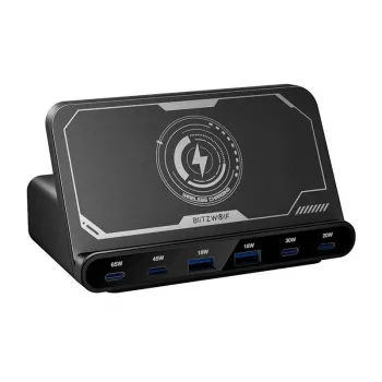 Φορτιστής BlitzWolf BW-S27 160W, 2×USB-A, 4×USB-C