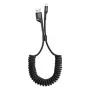Baseus Σπιράλ καλώδιο Lightning 1m 2A (μαύρο)
