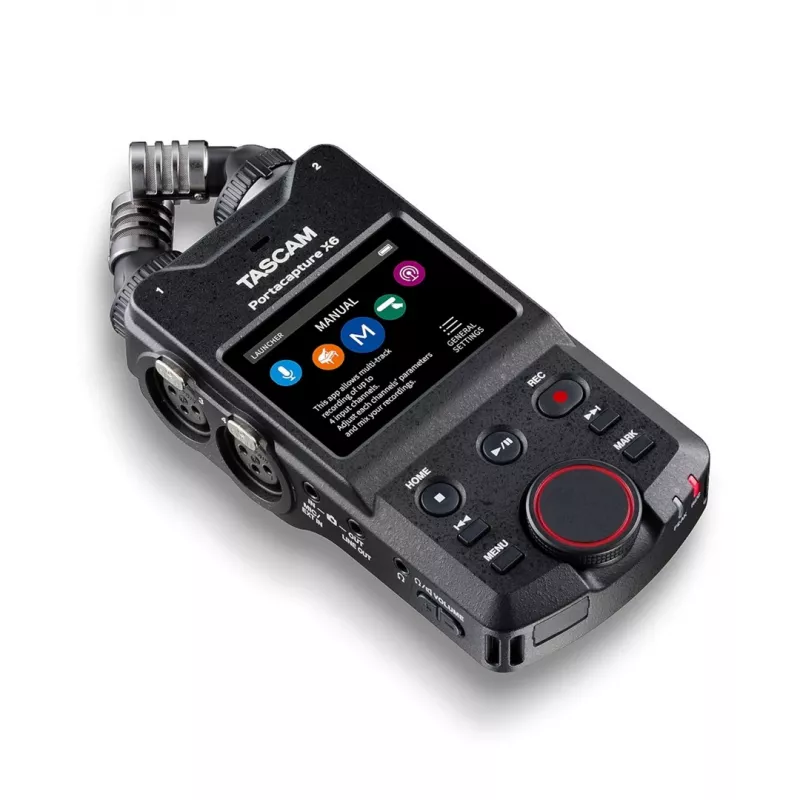Tascam Portacapture X6 - φορητός, υψηλής ανάλυσης πολυκάναλος εγγραφέας