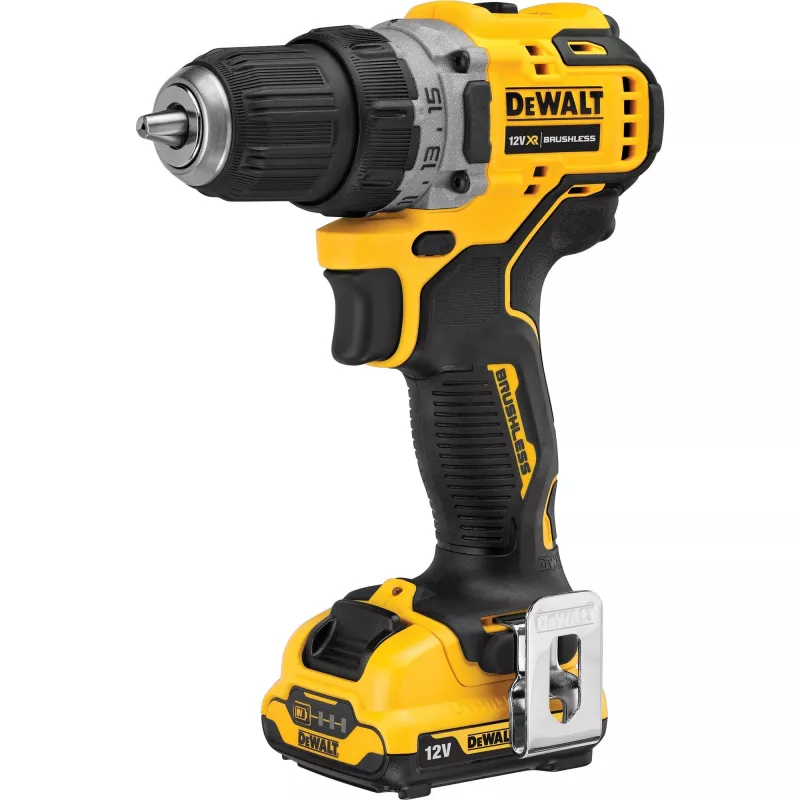 Κατσαβίδι μπαταρίας DeWALT DCD701D2-QW, 12V, 1500 U/min, 57,5 N·m, 2x2 Ah μπαταρίες
