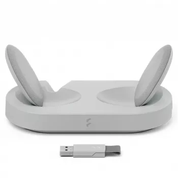 Fractal Design Scape Headset ενσύρματο & ασύρματο κεφαλόδεσμος μουσική σταθμός φόρτισης γκρι