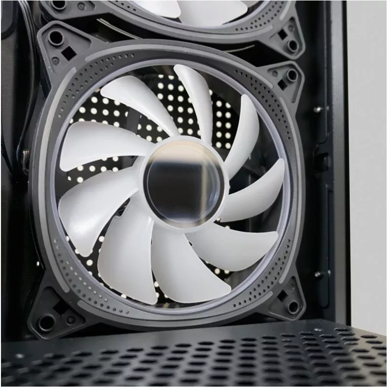 LC-Power Κουτί MidiTower 715B μαύρο USB3.2/Audio χωρίς τροφοδοτικό SEAMLESS_X (LC-715B-ON)