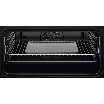 Εντοιχιζόμενος φούρνος Electrolux EVL6E49X, Compact 45 cm, Μέταλλο, Μαύρο, CombiQui