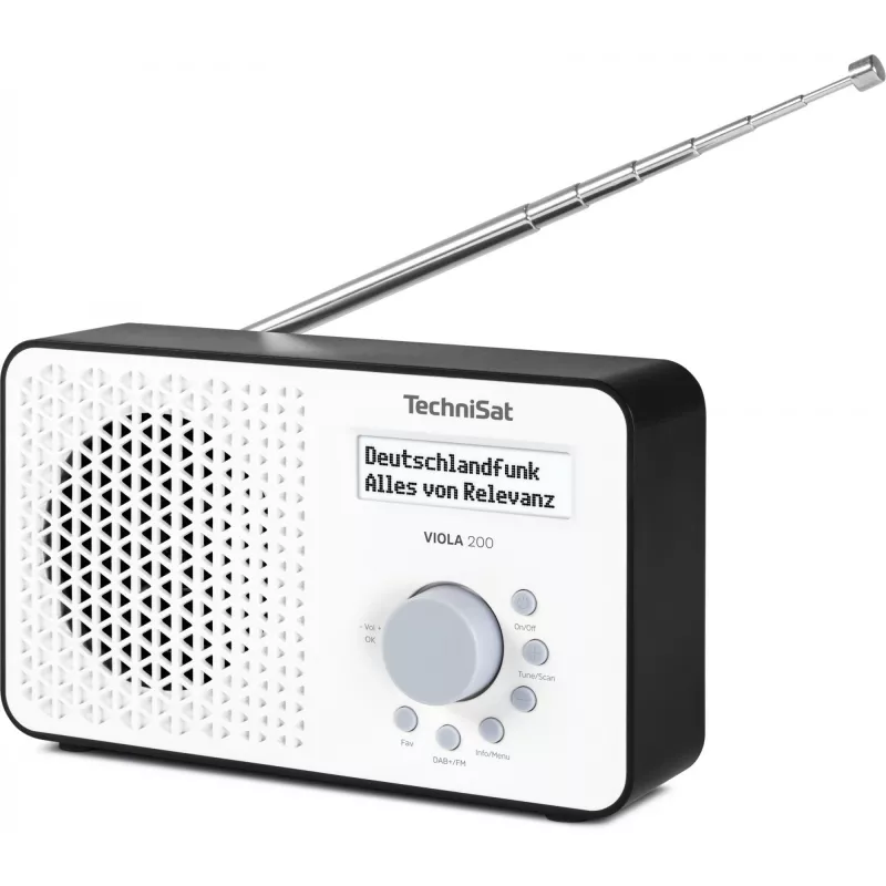 Δέκτης TV TECHNISAT VIOLA 200 λευκό/μαύρο HD DVB‑S2