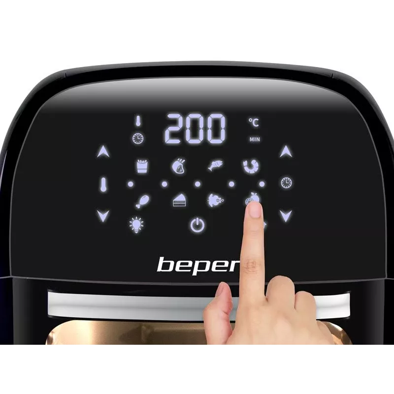 Φριτέζα αέρα Beper P101FRI012 12 L 1800 W μαύρο