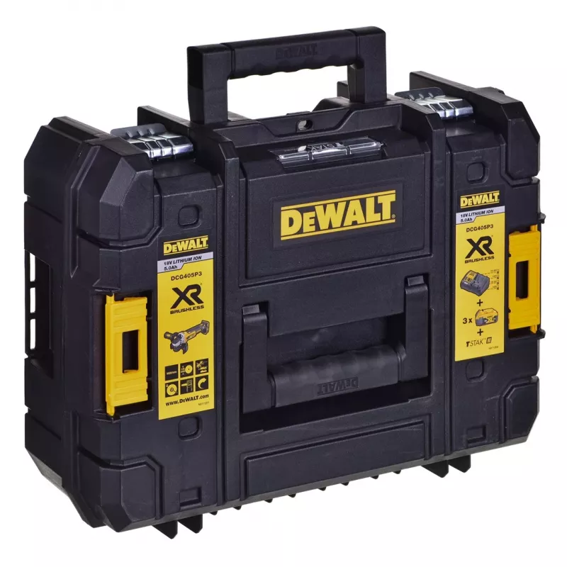 DeWALT Γωνιακός τροχός DCG405P3 18V (DCG405P3-QW)