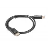 Lanberg Καλώδιο DisplayPort 19 Pin V1.2 4K, 1M | CA-DPDP-10CC-0010-BK | DisplayPort σε DisplayPort