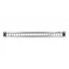 Extralink Patch panel 24 θυρών STP, αρθρωτό, 24 θύρες