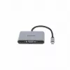 DICOTA D32064 Σταθμός σύνδεσης φορητών συσκευών Tablet/Smartphone/Laptop Ασημί