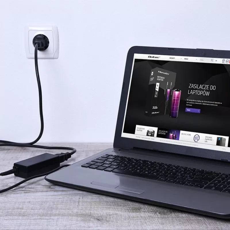 Qoltec 50090.90W Τροφοδοτικό/Μετατροπέας Εσωτερικού χώρου Μαύρο