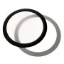 Φίλτρο σκόνης DEMCiflex 120 mm στρογγυλό, μαύρο/λευκό για ανεμιστήρες κουτιού και ανοίγματα εξαερισμού