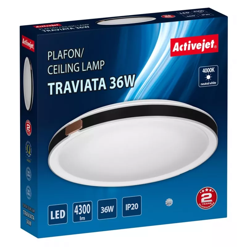 Activejet AJE-TRAVIATA LED φωτιστικό οροφής 36W