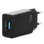 Mobilis - Τροφοδοτικό - γρήγορο - 10,5 Watt - QC (USB) - Μαύρο - Ευρώπη (001360)