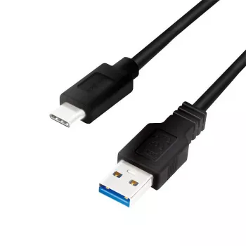 LogiLink Καλώδιο USB USB 3.2 Gen1 (USB 3.0 / USB 3.1 Gen1) USB-A αρσενικό, USB-C αρσενικό 0,50 m μαύρο CU0167