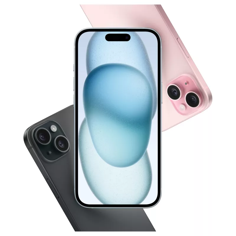 Apple iPhone 15 Plus smartphone 17 cm (6,7") Dual SIM 512 GB A16 48 MP iOS 17 USB-C μαύρο (MU1H3ZD/A)