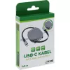 Καλώδιο USB-C InLine 35850, 100W Power Delivery, 0,80 m, μαύρο/γκρι