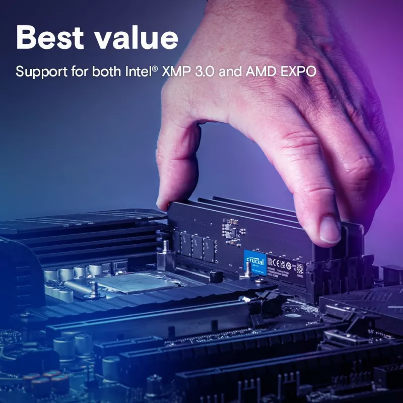Μονάδα Μνήμης Crucial DDR5 64GB 5600MHz