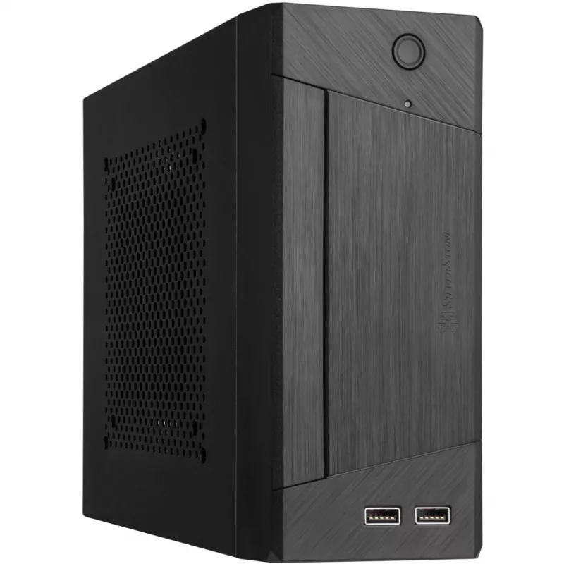 SilverStone MILO ML10 - USFF - Mini-ITX - χωρίς τροφοδοτικό - Μαύρο - USB/Audio (SST-ML10B)