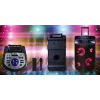 Φορητό ηχείο Bluetooth karaoke MANTA SPK0803B140 140W, με μπαταρία, MIC/USB/microSD, FM, equalizer, ρόδες