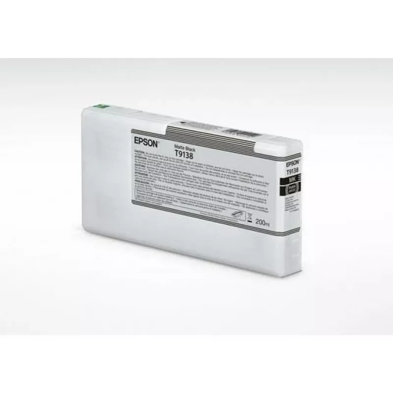 Μελανοδοχείο Epson T9138 Μαύρο ματ 200 ml – Μελανοδοχείο μαύρου ματ