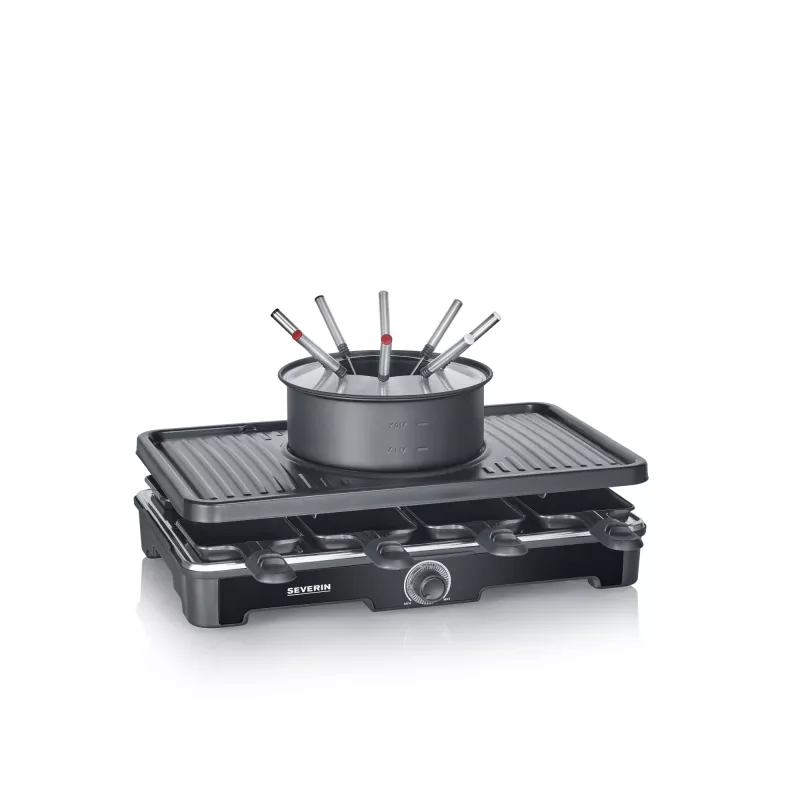 Γκριλιέρα ρακλέτ Severin RG 2347 8 άτομα 1400 W μαύρη
