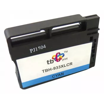 TB Print TBH-933XLCR ανακατασκευασμένο δοχείο μελανιού για HP 933XL (CN054AE), HP Officejet 6100 ePrinter, κυανό, 16 ml, 825 σελίδες