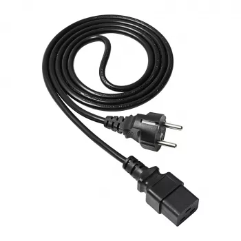 Akyga Καλώδιο τροφοδοσίας server CEE 7/7 σε IEC C19, 250 V, 1,8 m (AK-UP-01)