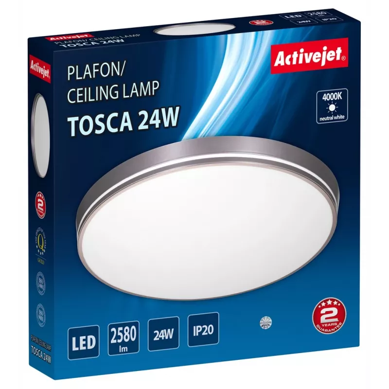 Activejet AJE-TOSCA LED φωτιστικό οροφής 24W