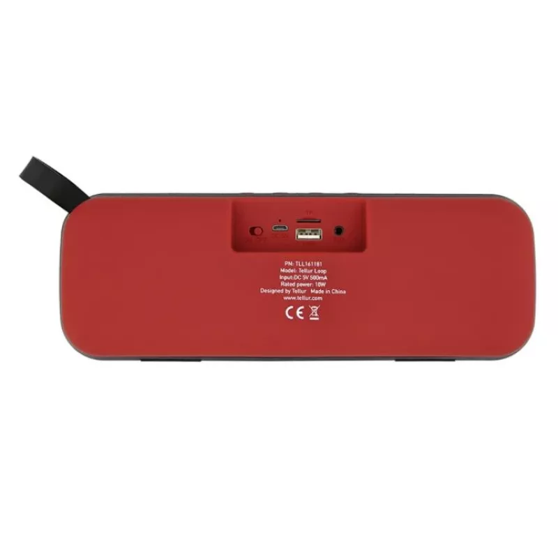 Φορητό ηχείο Bluetooth Tellur Loop 10W κόκκινο