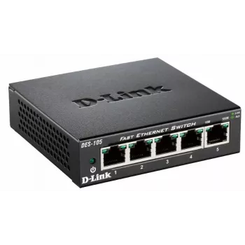 D-Link DES-105 Unmanaged L2 Μαύρο