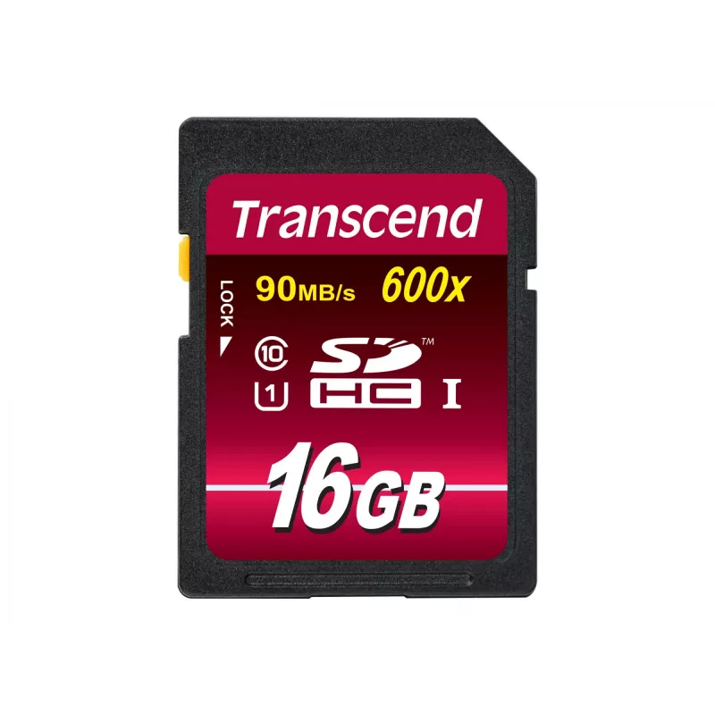 Μνήμη Flash Transcend 16GB SDHC Class 10 UHS-I 600x TS16GSDHC10U1