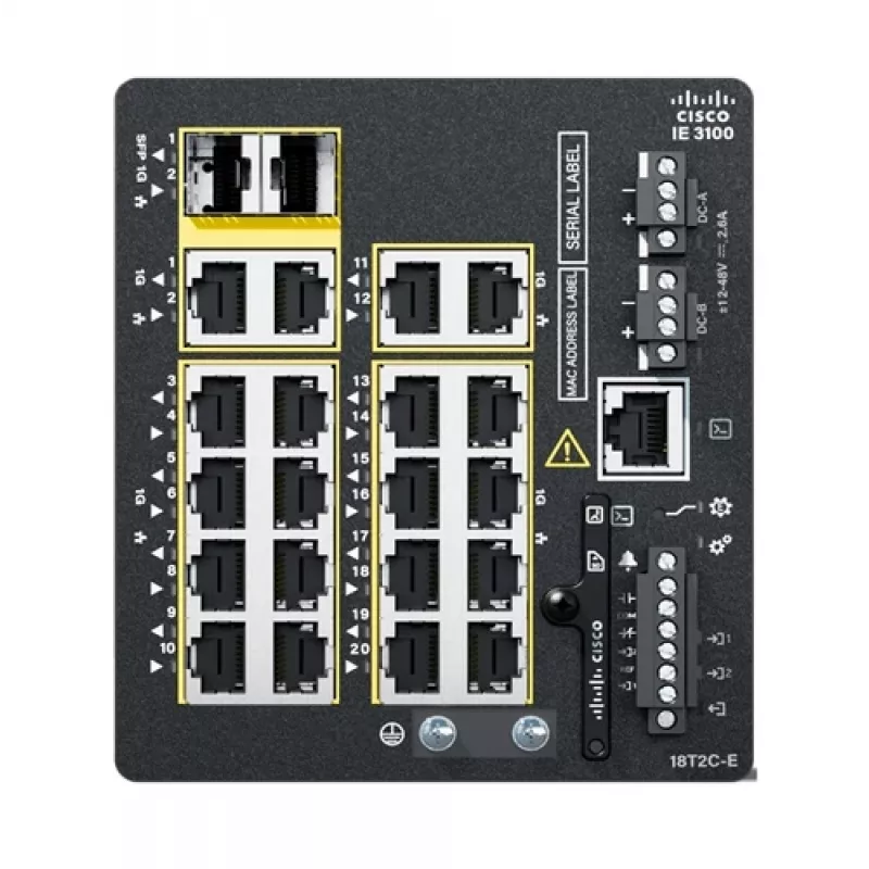 Managed Switch Cisco Catalyst IE3100 L2/L3 18 Θύρες Gigabit Ethernet